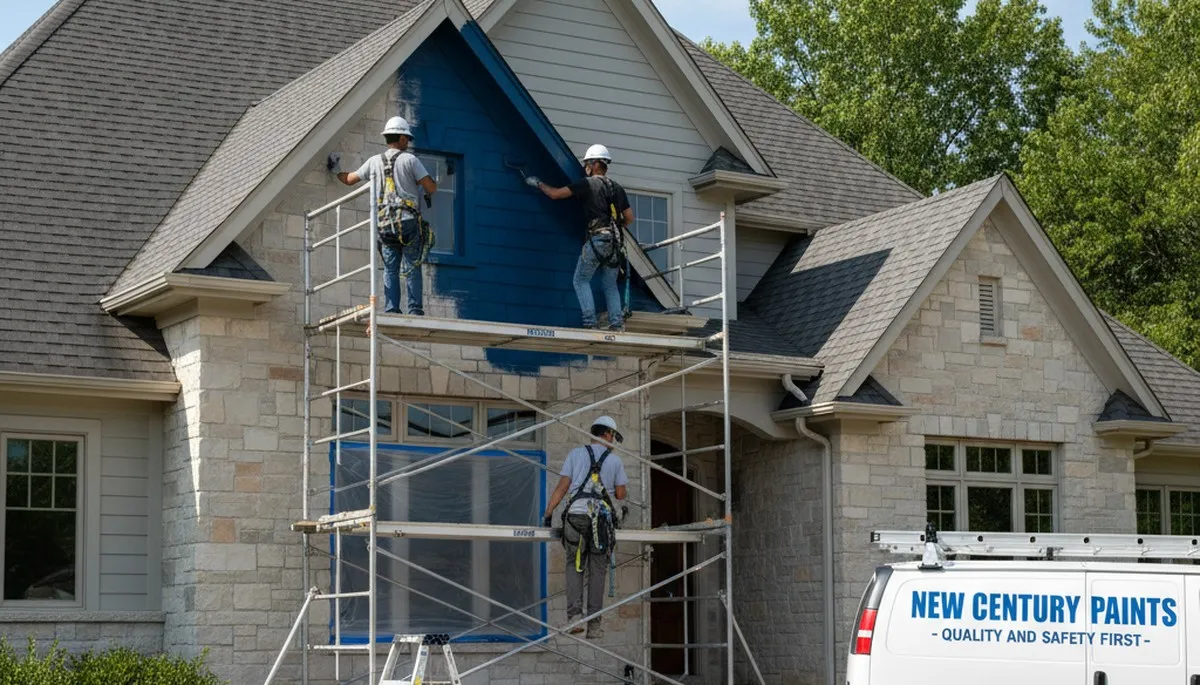 Painter team providing interior and exterior painting services in Olathe, KS